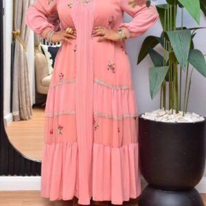Layla Embroidered Maxi Kaftan