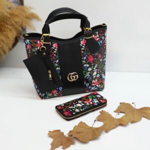 Flora Luxe 3-Piece Handbag Set